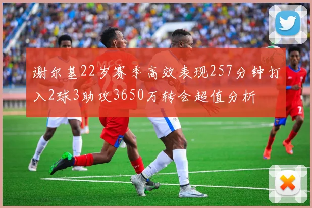 谢尔基22岁赛季高效表现257分钟打入2球3助攻3650万转会超值分析